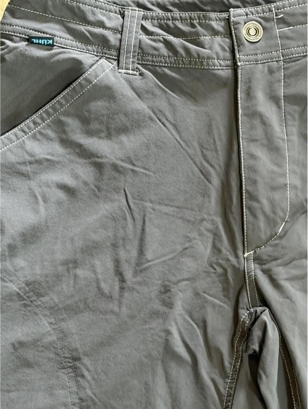 Kuhl Men's Gray Outdoor Cargo Shorts Ivory Threads Size 32 - Picture 3 of 10